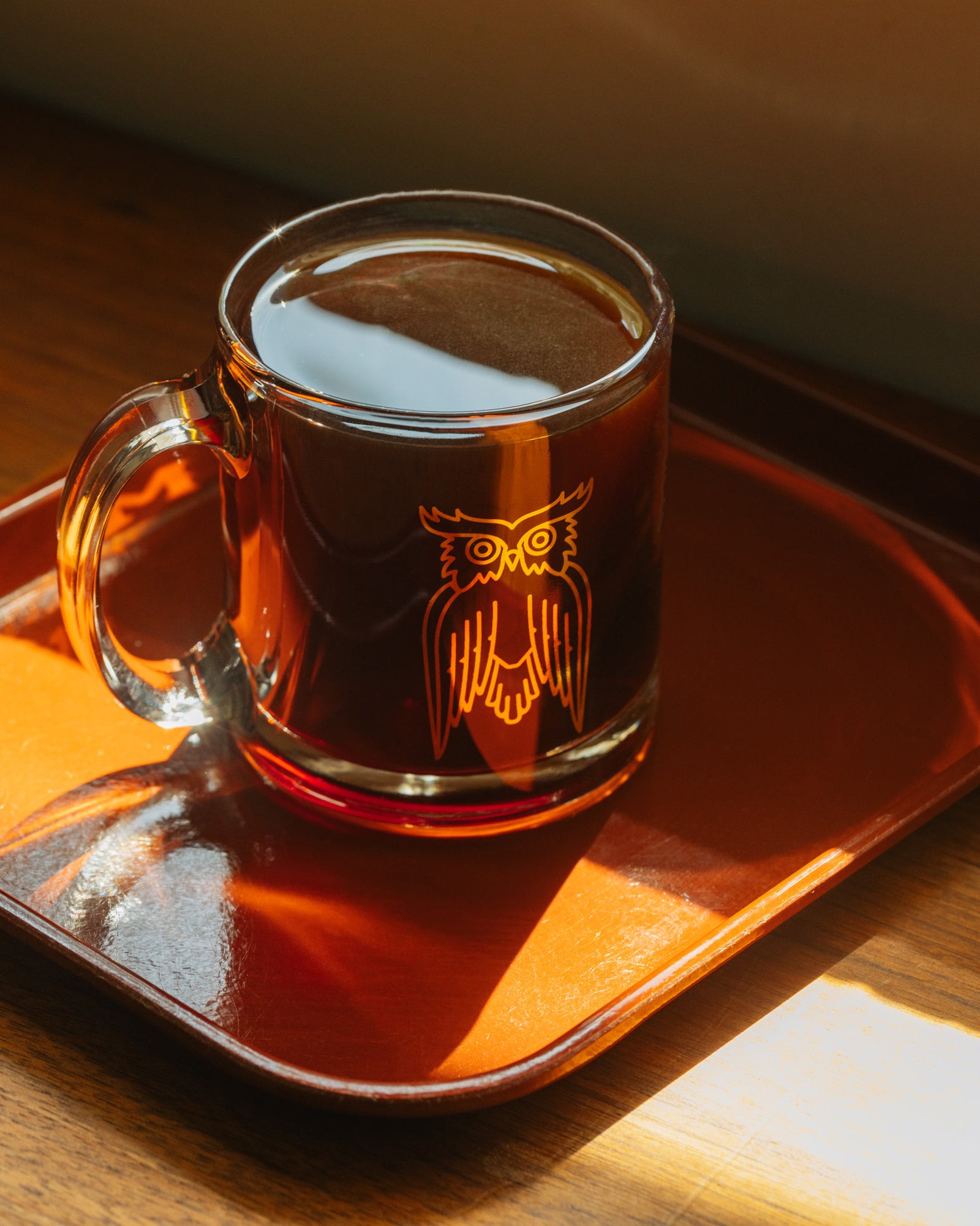 Gold Glass Mug