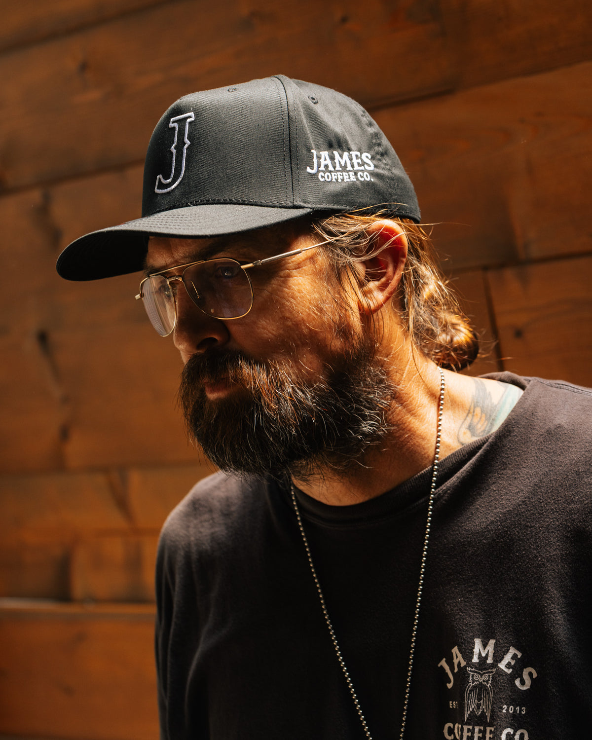 Embroidered James Baseball Cap James Coffee Co.
